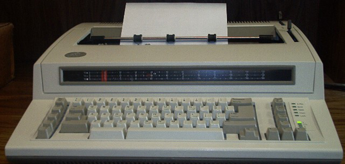 IBM Selectric typewriters.